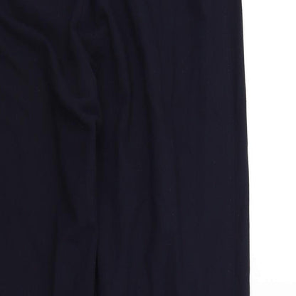 Womens UK Size 14 M&S Regular Fit  Blue Trousers