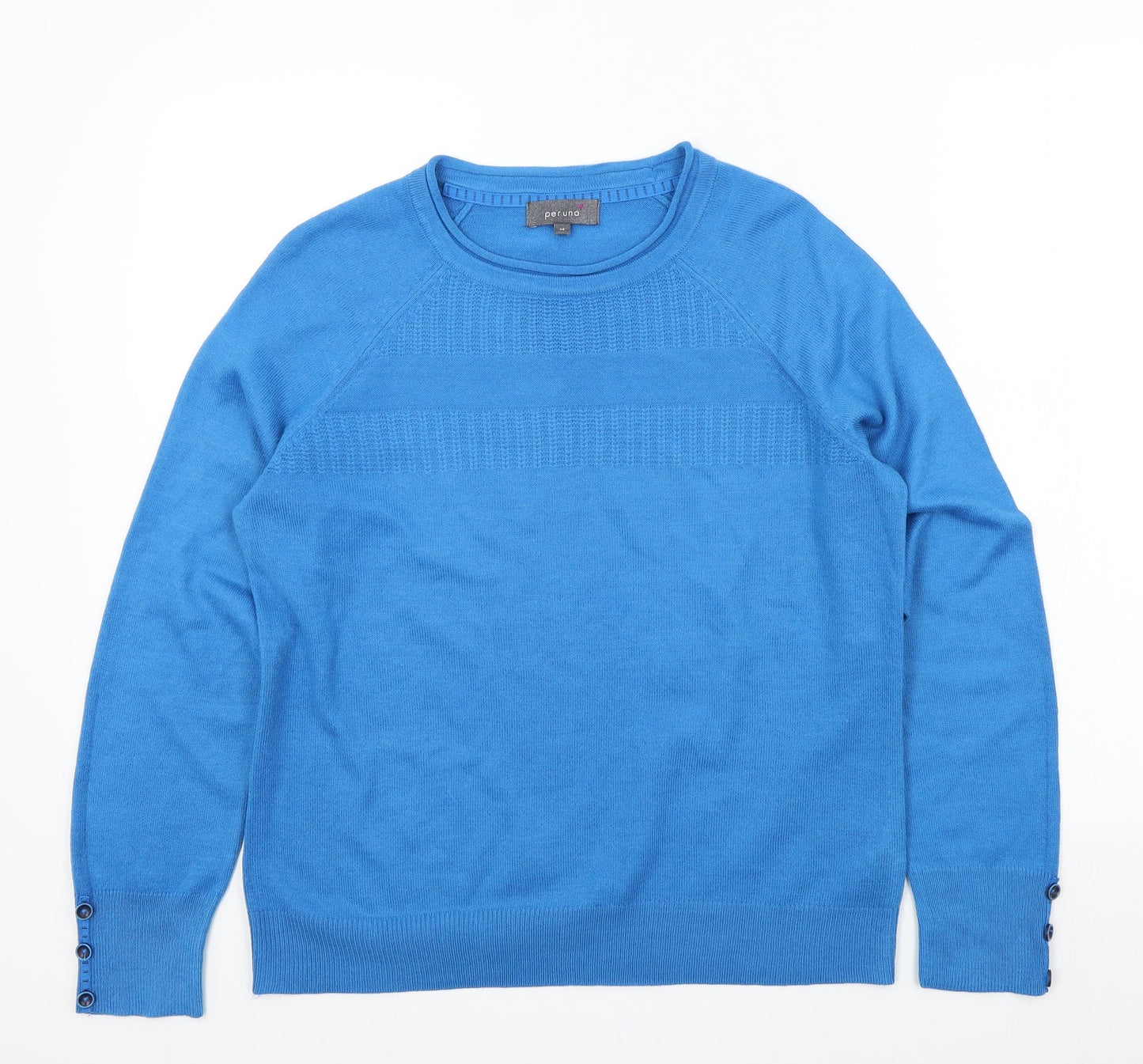 Womens UK Size 14 M&S Blue Pullover Jumper