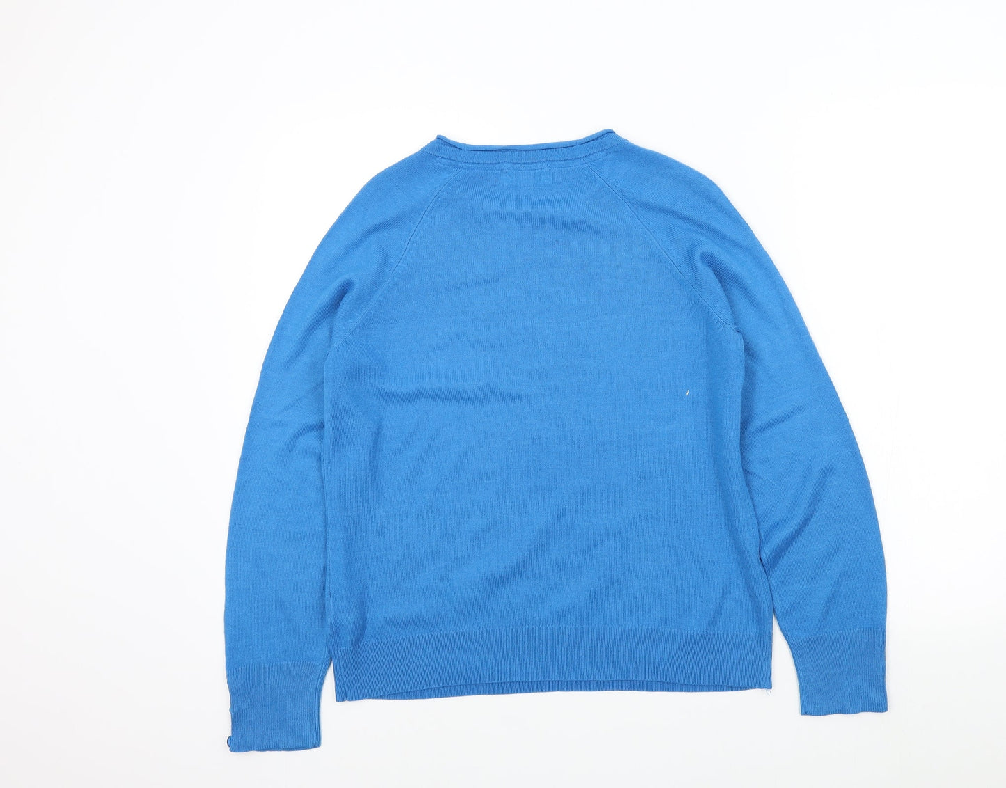 Womens UK Size 14 M&S Blue Pullover Jumper