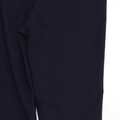 Womens UK Size 16 Preworn Regular Fit  Blue Trousers