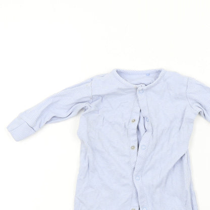 NEXT Baby Blue Colourblock  Babygrow One-Piece Size 3-6 Months