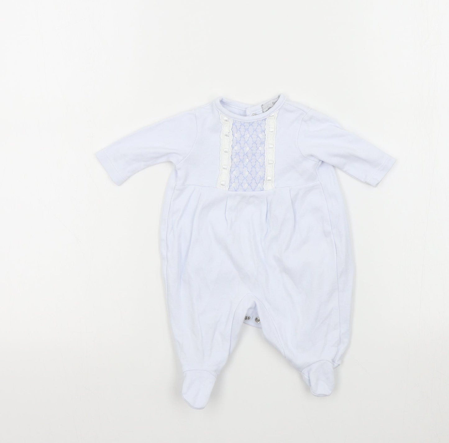 Blues Baby Baby Blue Colourblock  Babygrow One-Piece Size Newborn