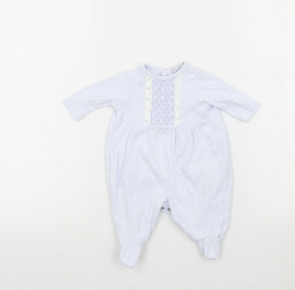 Blues Baby Baby Blue Colourblock  Babygrow One-Piece Size Newborn
