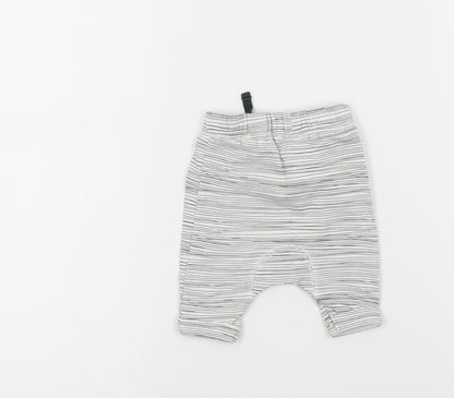 NEXT Baby White   Jogger Trousers Size 9-12 Months