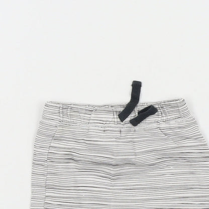 NEXT Baby White   Jogger Trousers Size 9-12 Months