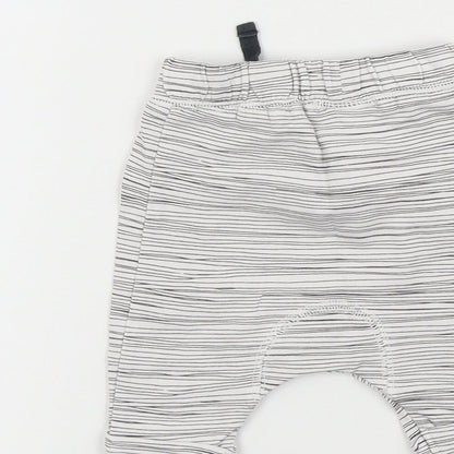 NEXT Baby White   Jogger Trousers Size 9-12 Months