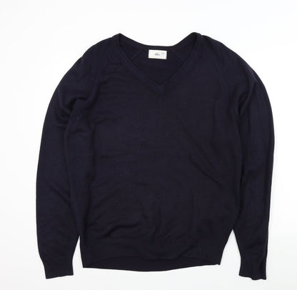 BHS Mens Blue   Pullover Jumper Size L