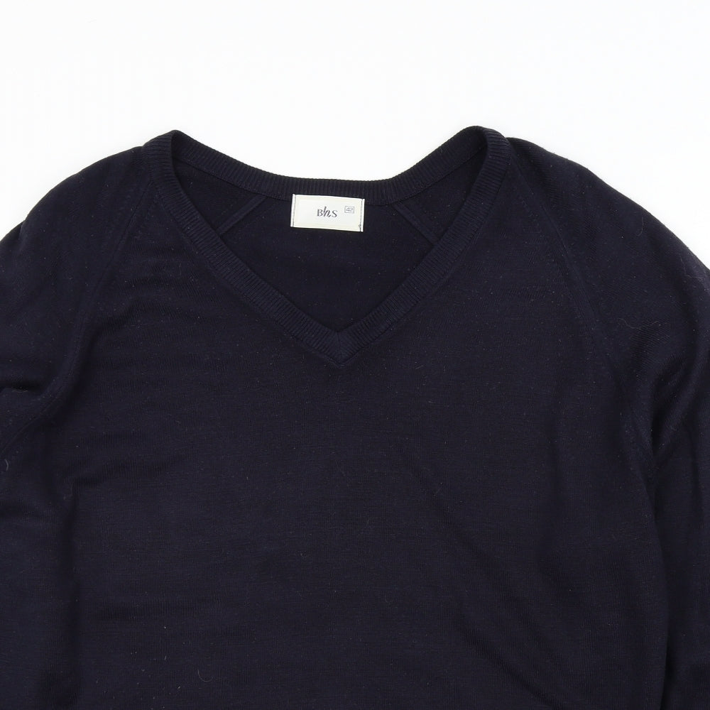 BHS Mens Blue   Pullover Jumper Size L