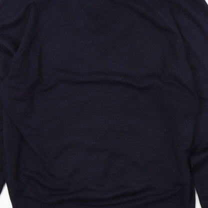 BHS Mens Blue   Pullover Jumper Size L