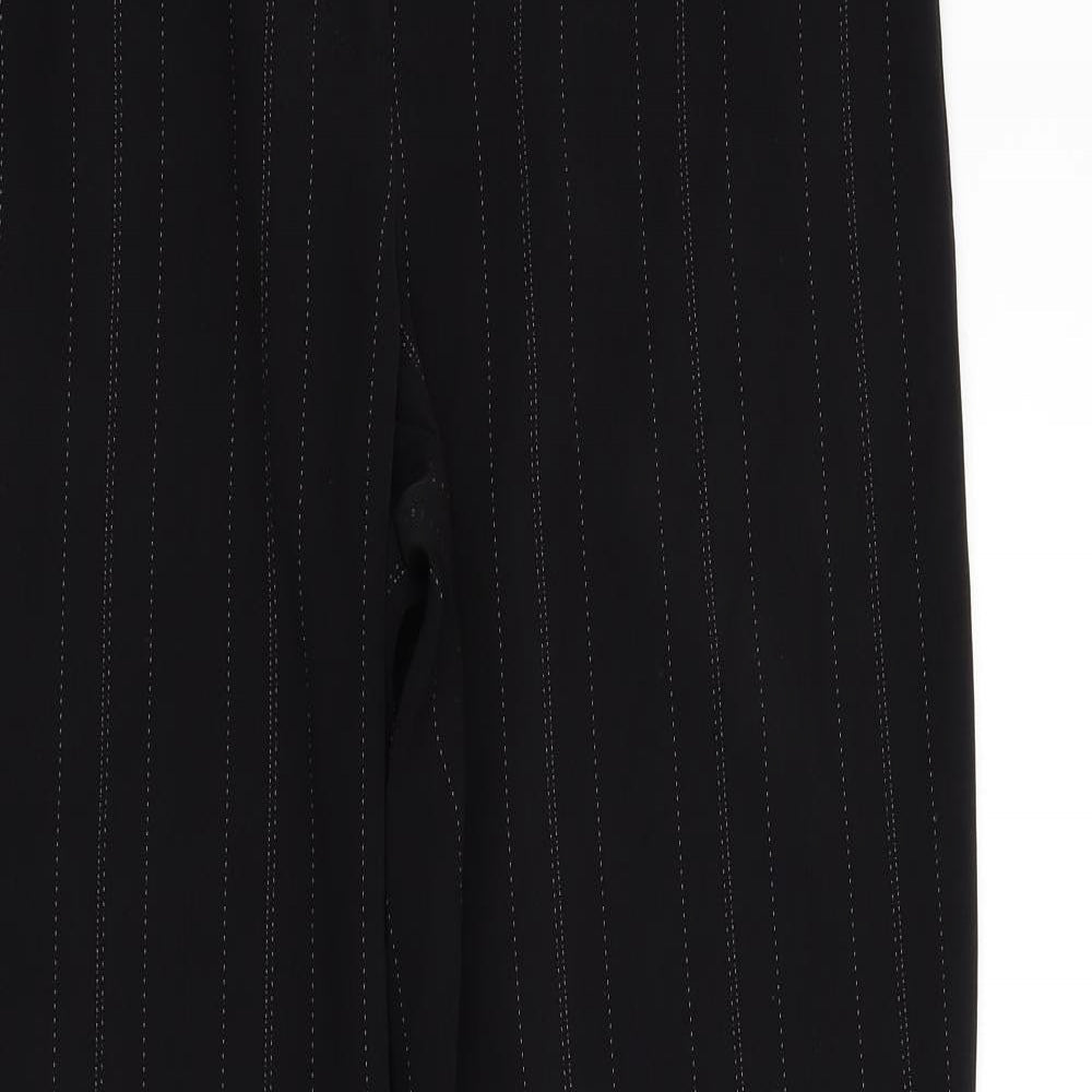 Womens UK Size 12 South Regular Fit  Black Trousers
