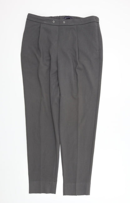 Womens UK Size 14 M&S Regular Fit  Grey Trousers