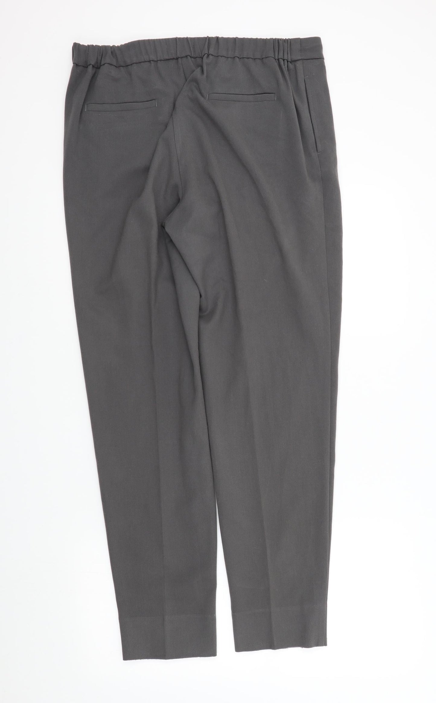 Womens UK Size 14 M&S Regular Fit  Grey Trousers
