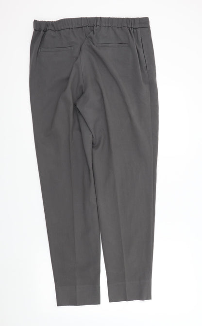 Womens UK Size 14 M&S Regular Fit  Grey Trousers