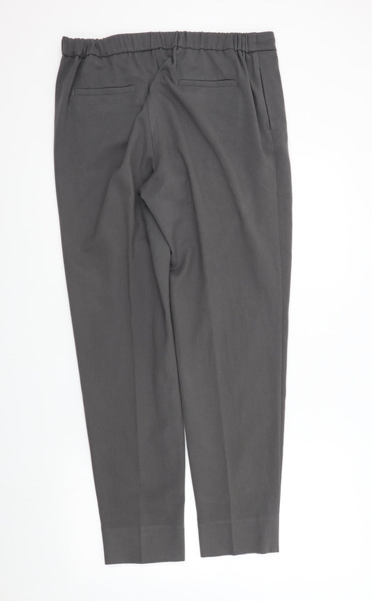 Womens UK Size 14 M&S Regular Fit  Grey Trousers