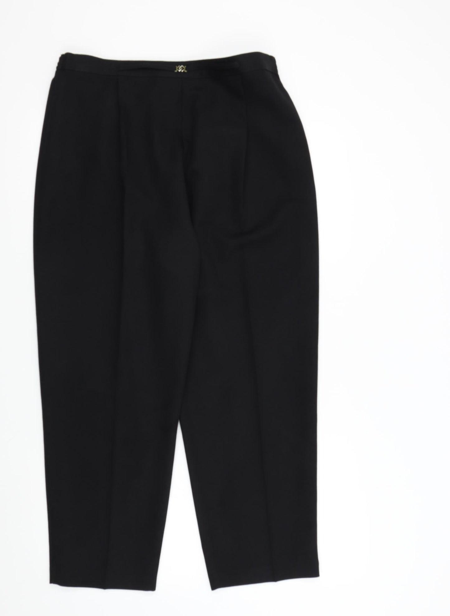 Womens UK Size 18 Berkertex Regular Fit  Black Trousers