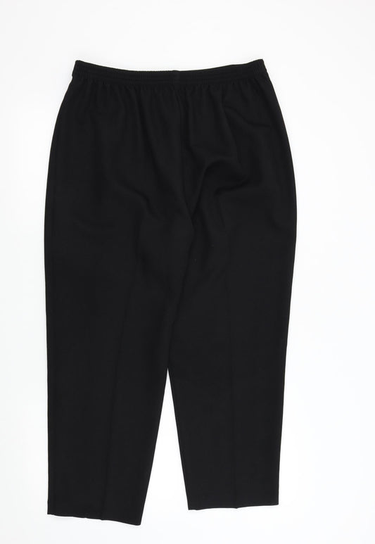 Womens UK Size 18 Berkertex Regular Fit  Black Trousers