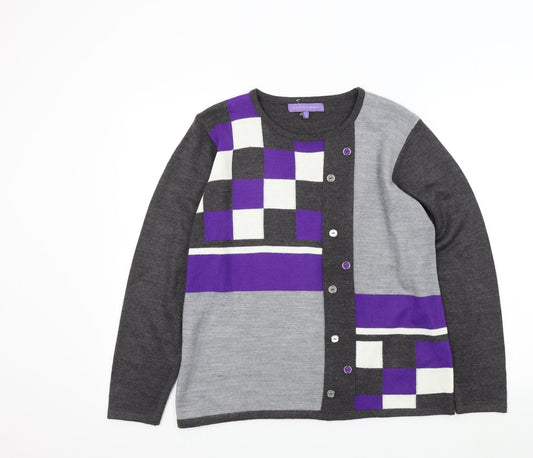 Autonomy Womens Grey   Pullover Jumper Size M