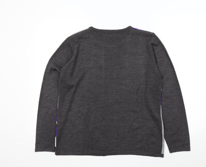 Autonomy Womens Grey   Pullover Jumper Size M