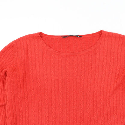 Womens UK Size 14 Bonmarché Red Pullover Jumper