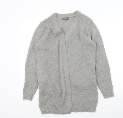 Womens UK Size 10 Studio Grey Cardigan Jumper