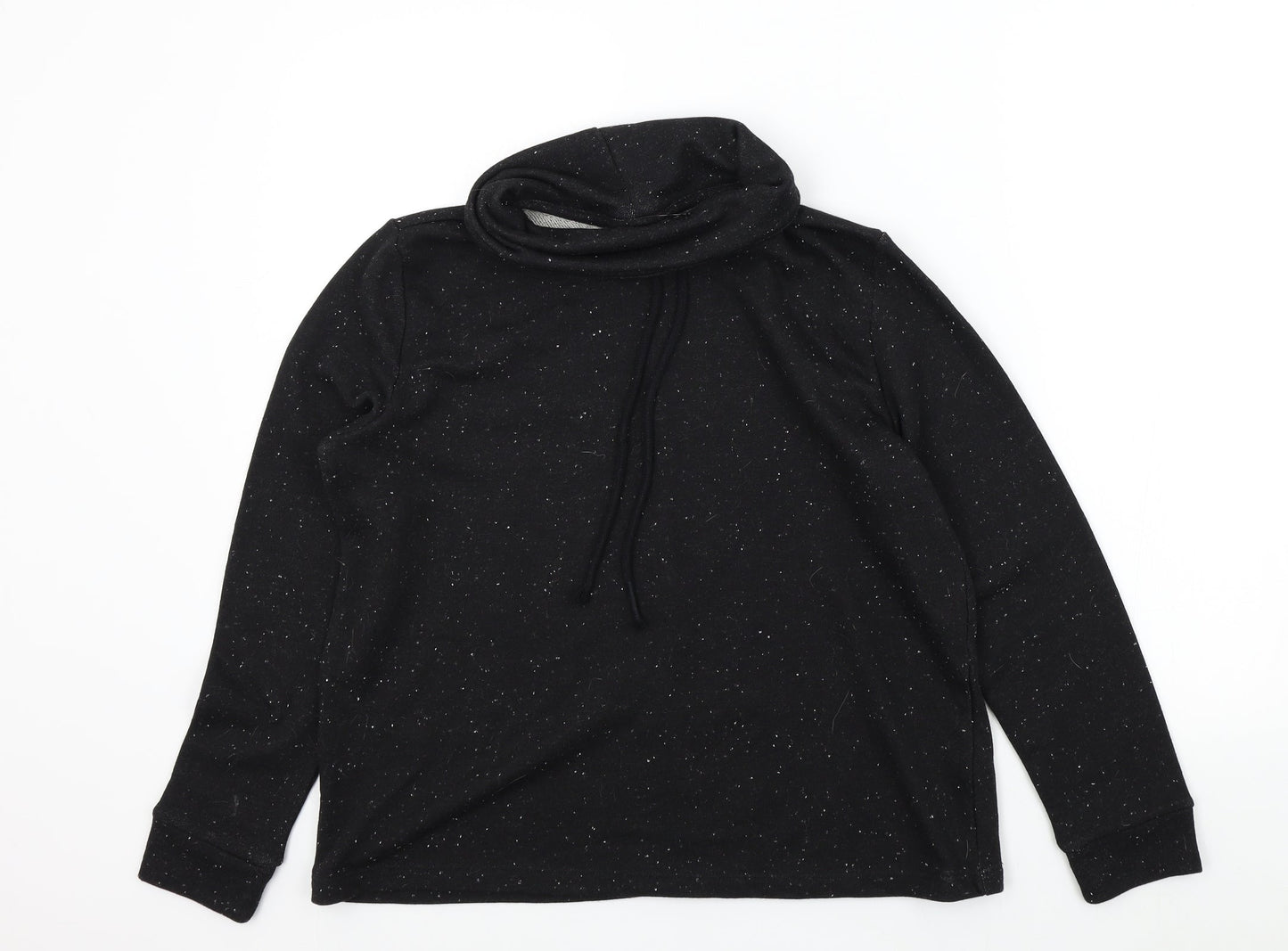 Womens UK Size 14 M&S Black Pullover Jumper