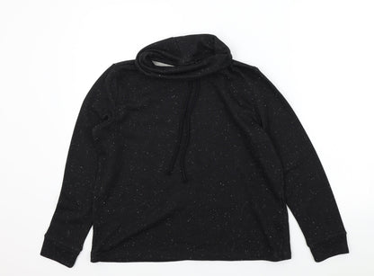 Womens UK Size 14 M&S Black Pullover Jumper