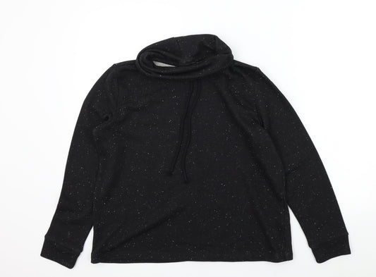 Womens UK Size 14 M&S Black Pullover Jumper