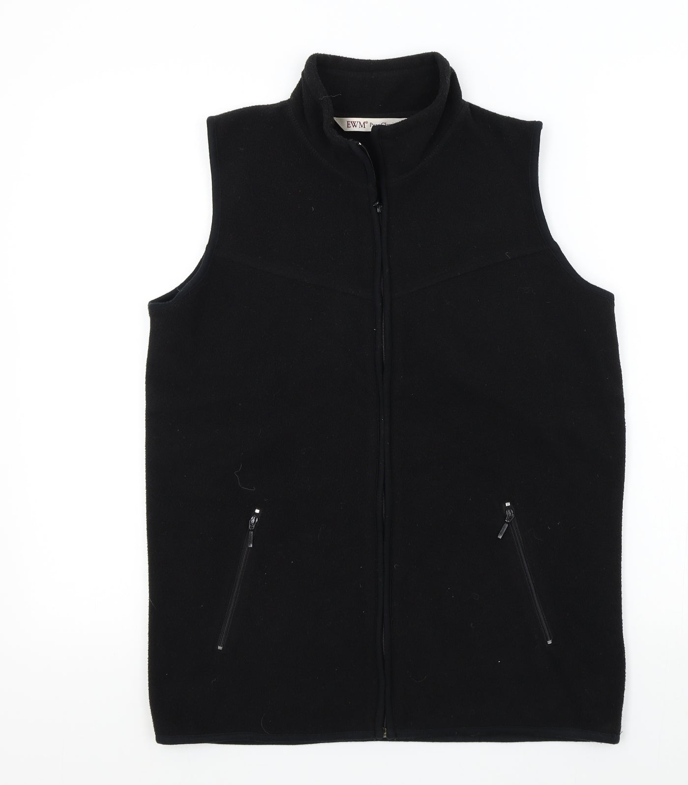 EWM Womens Black   Vest Jumper Size 10