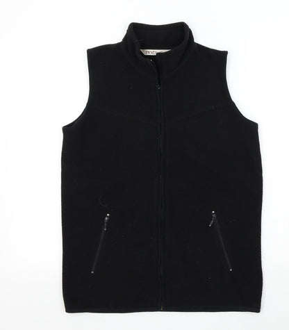 EWM Womens Black   Vest Jumper Size 10