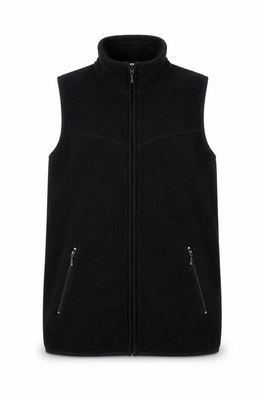 Womens UK Size 10 EWM Black Vest Jumper