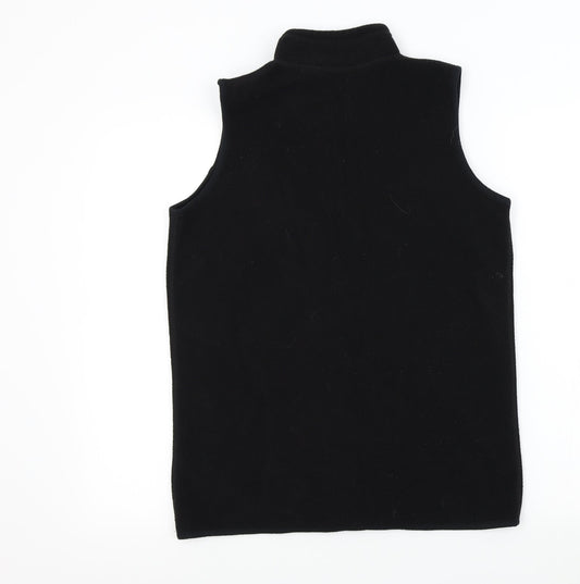EWM Womens Black   Vest Jumper Size 10