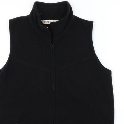 EWM Womens Black   Vest Jumper Size 10
