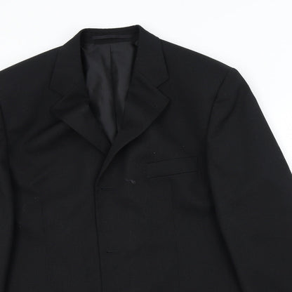 buisness solutions Mens Black   Jacket Blazer Size 44