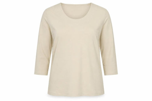 Womens UK Size 18 Classic Brown Basic T-Shirt