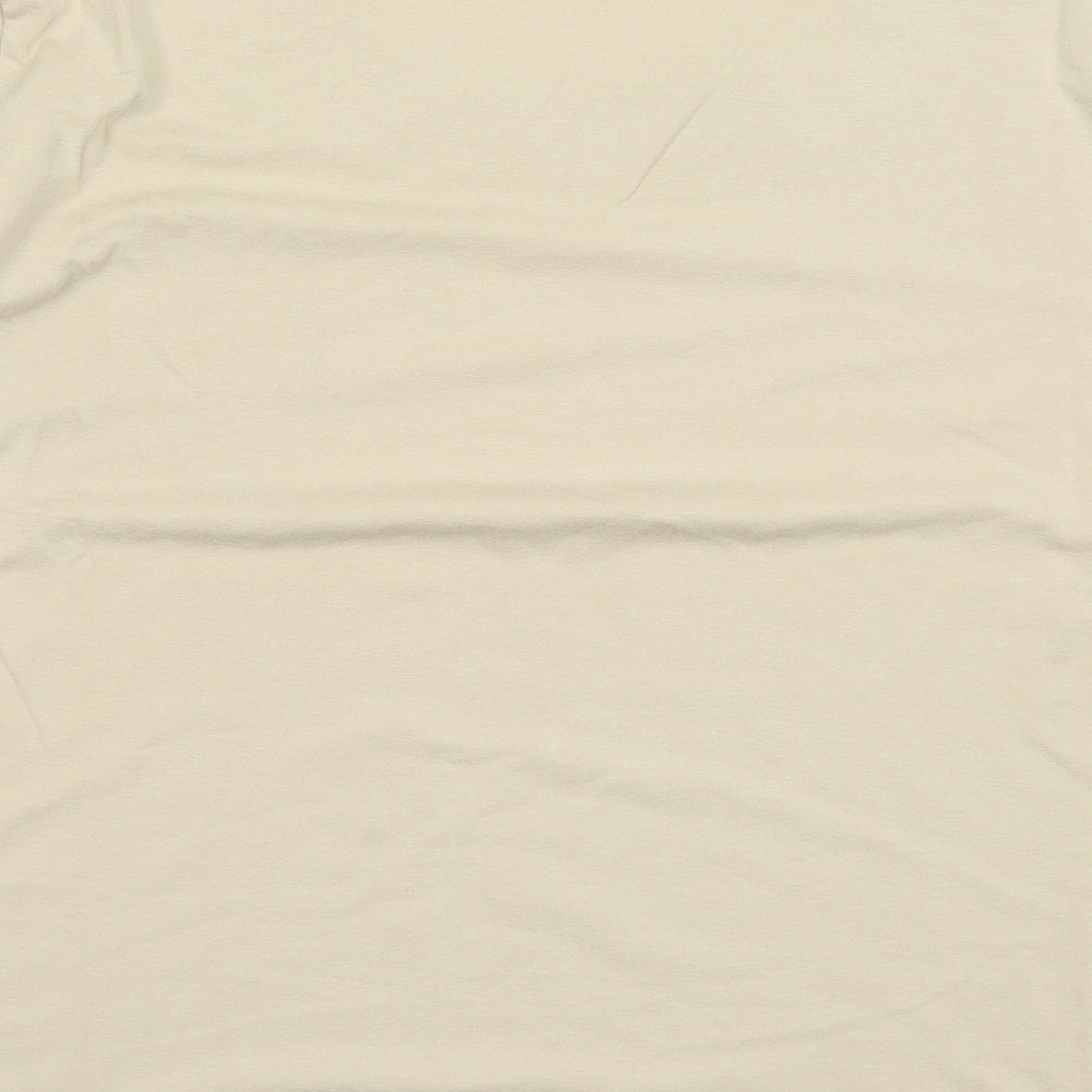 Womens UK Size 18 Classic Brown Basic T-Shirt
