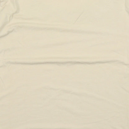 Womens UK Size 18 Classic Brown Basic T-Shirt