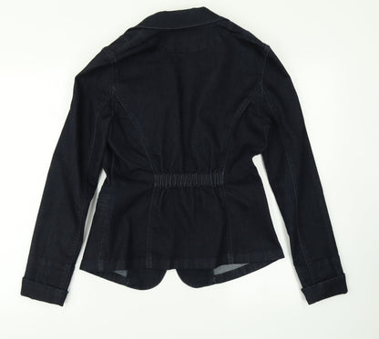 Calvin Klein Jeans Womens Blue  Denim Jacket Blazer Size S