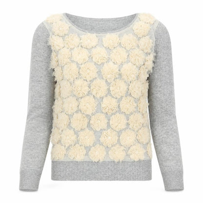 Womens UK Size S Katsumi Grey Pullover Jumper