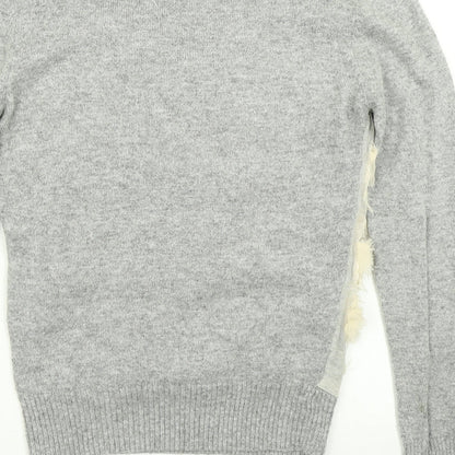 Womens UK Size S Katsumi Grey Pullover Jumper