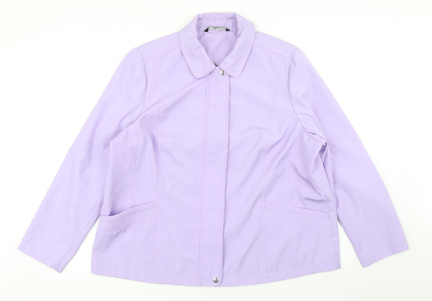 Womens UK Size L Bm Collection Purple Rain Coat