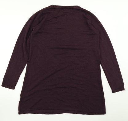 Intuition Womens Purple  Knit A-Line  Size 14
