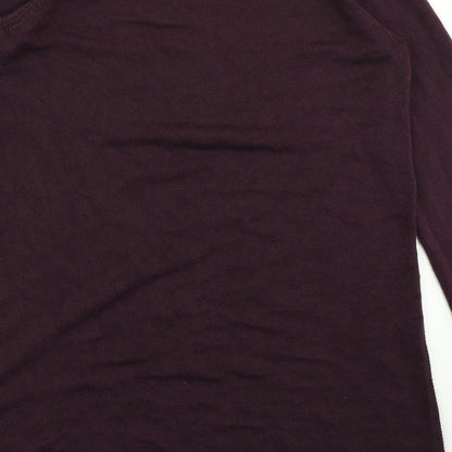 Intuition Womens Purple  Knit A-Line  Size 14