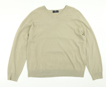 Blue Harbour Womens Brown  Knit Pullover Jumper Size XL