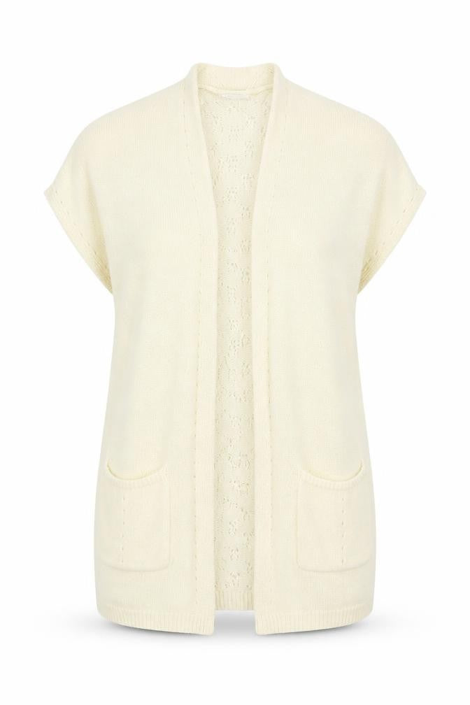 Womens UK Size 14 Roman White Cardigan Jumper