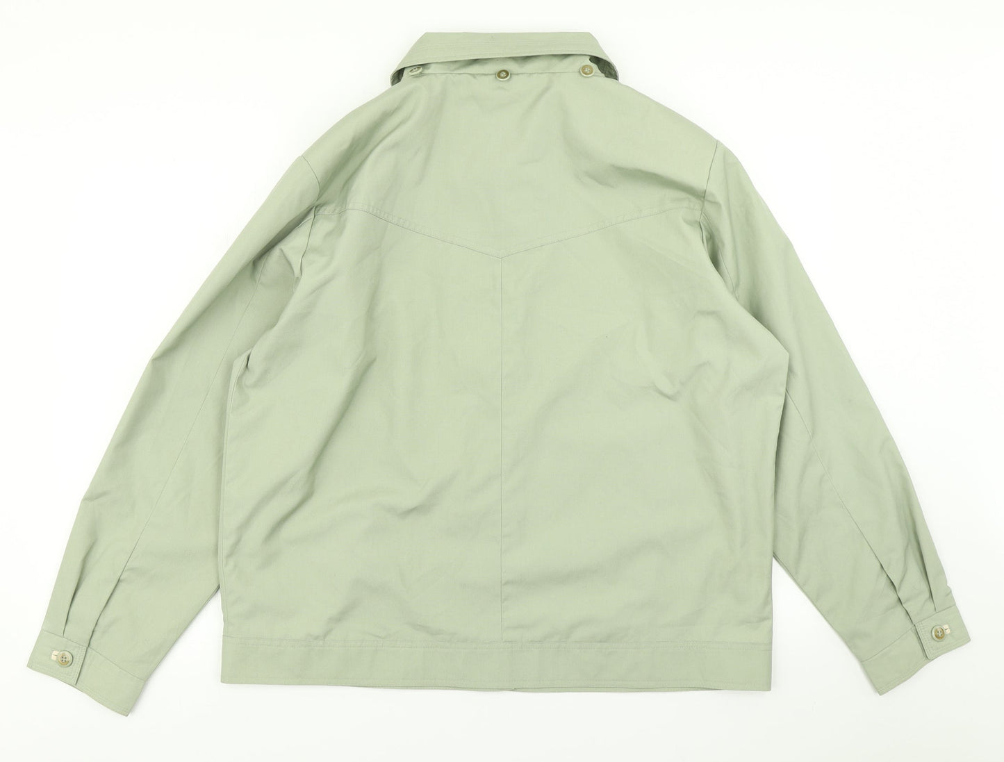 Womens UK Size 16 EWM Green Overcoat