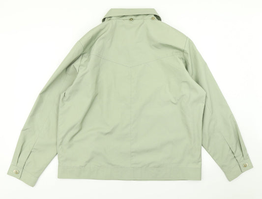 Womens UK Size 16 EWM Green Overcoat
