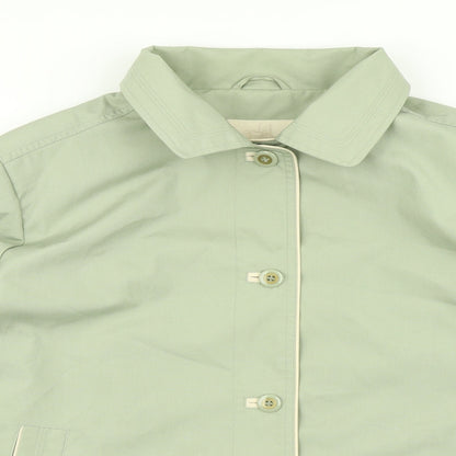 Womens UK Size 16 EWM Green Overcoat