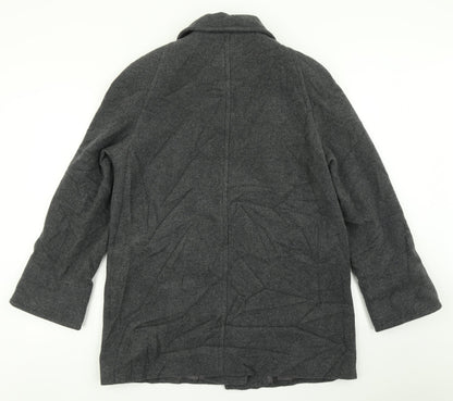 Berkertex Womens Grey   Overcoat Coat Size 14