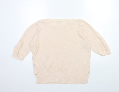 Womens UK Size L Monsoon Pink Pullover Jumper