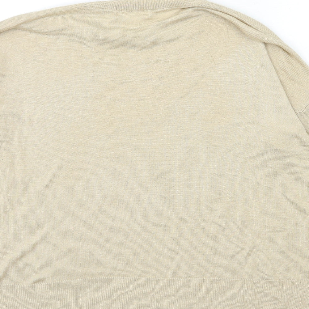 Womens UK Size S H&M Beige Pullover Jumper